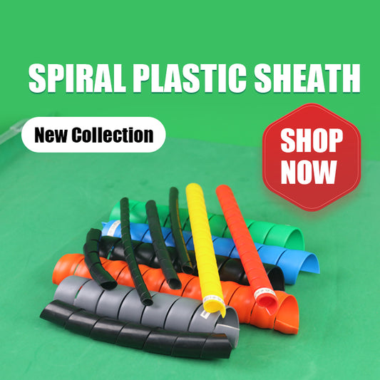 Spiral plastic sheath